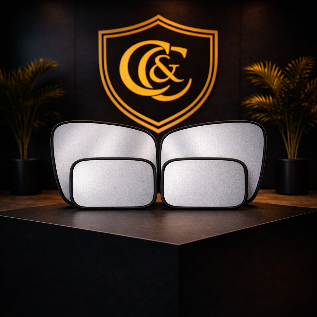 Chrome&Classic® Luxury Car Windshield Sunshades