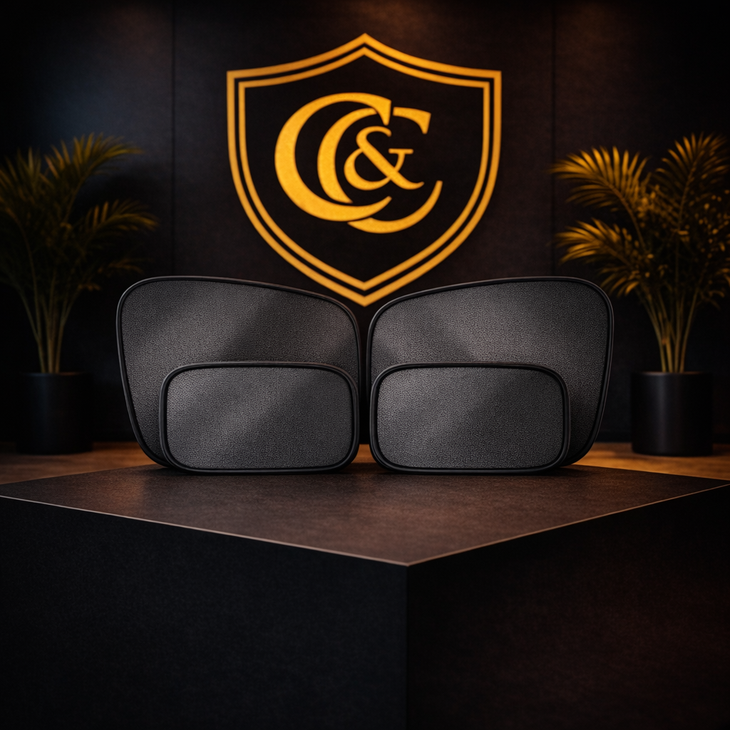 Chrome&Classic® Luxury Car Windshield Sunshades