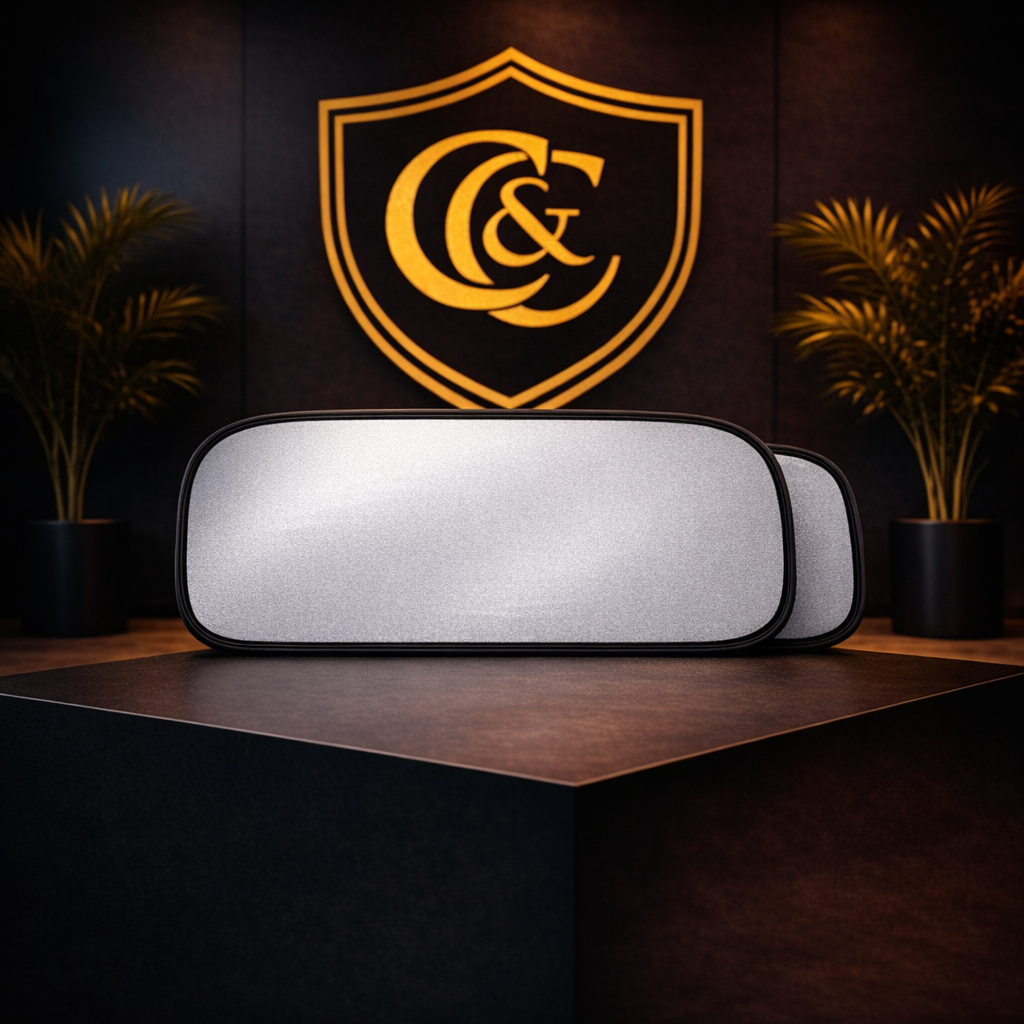 Chrome&Classic® Luxury Car Windshield Sunshades