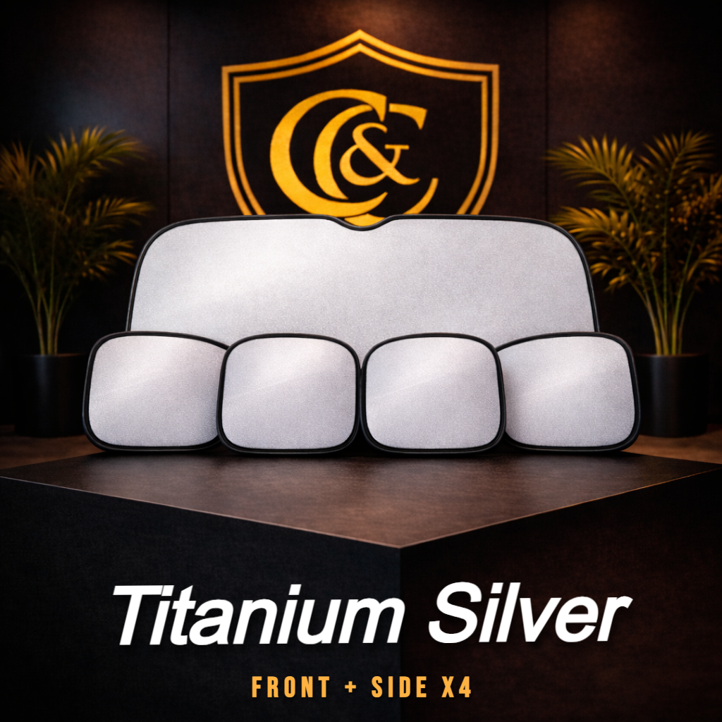 Chrome&Classic® Luxury Car Windshield Sunshades