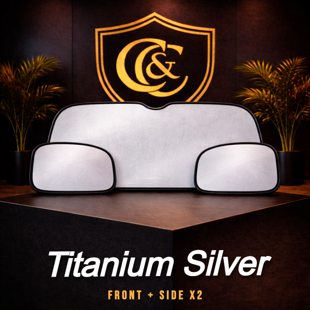 Chrome&Classic® Luxury Car Windshield Sunshades