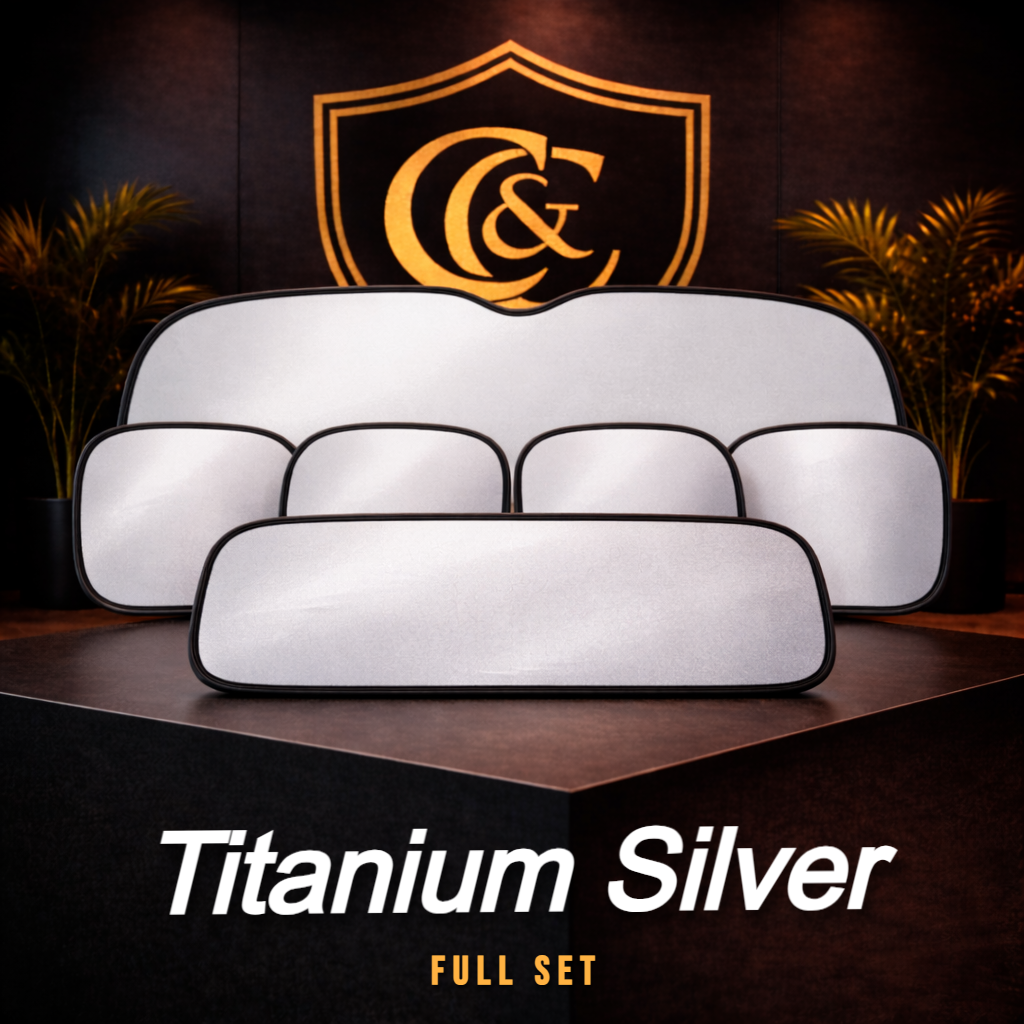 Chrome&Classic® Luxury Car Windshield Sunshades